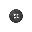 Smoke Iridescent Four Hole Smooth Top Plastic Button - 28L/18mm