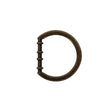 Bronze Cast Metal Rounded D-Ring - 20mm