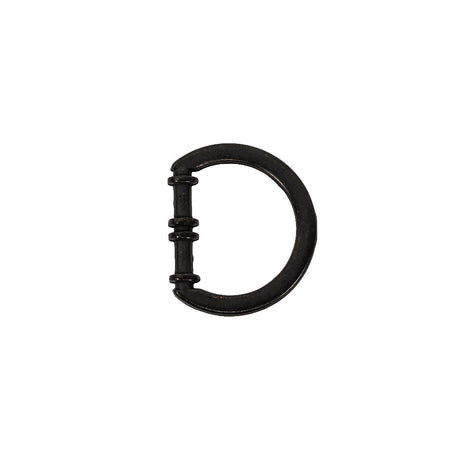 Carbon Cast Metal Rounded D-Ring - 15mm