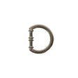 Matte Nickel Cast Metal Rounded D-Ring - 15mm