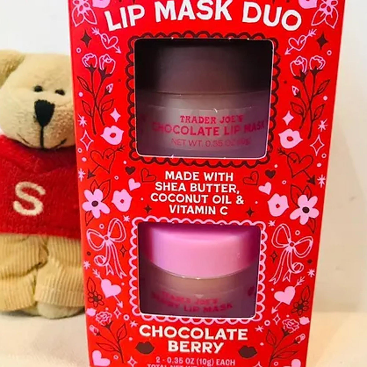 Trader Joe’s Chocolate Berry Lip Mask Duo | 0.7 Oz