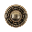 Italian Gold Plated Faux Chain Shank Back Button - 44L/28mm
