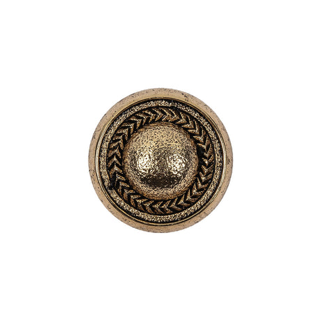 Italian Gold Plated Faux Chain Shank Back Button - 30L/19mm