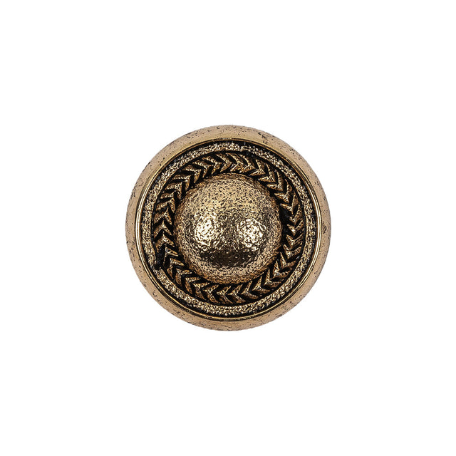 Italian Gold Plated Faux Chain Shank Back Button - 30L/19mm