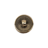 Italian Gold Plated Faux Chain Shank Back Button - 24L/15mm