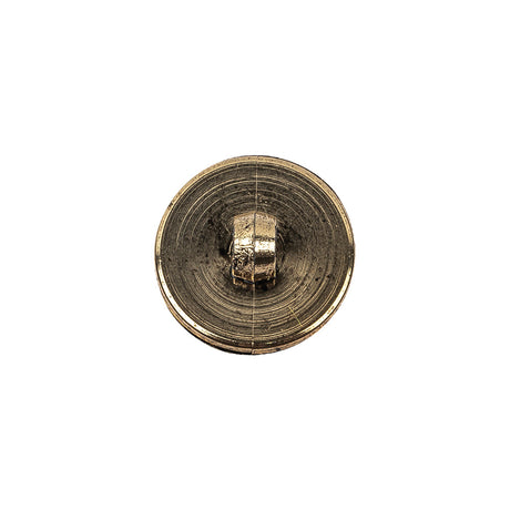 Italian Gold Plated Faux Chain Shank Back Button - 24L/15mm