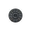 Italian Gray Pearl Floral Shank Back Button - 30L/19mm