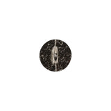 Italian Nickel Floral Shank Back Button - 18L/11.5mm