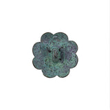 Italian Fairy Wing Floral Shank Back Button - 30L/19mm
