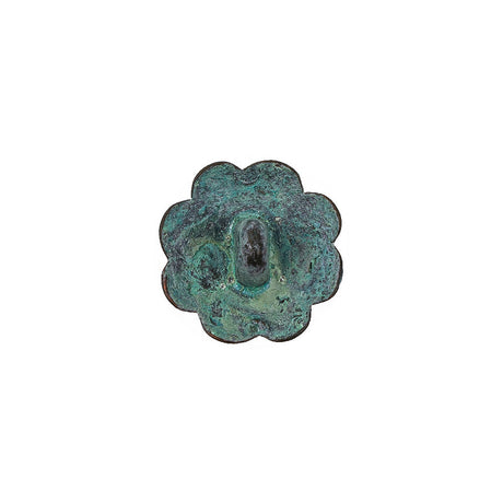 Italian Fairy Wing Floral Shank Back Button - 24L/15mm