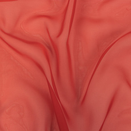 Polyester Voile Double Wide 118" - Valentine Red - Arcalod Collection