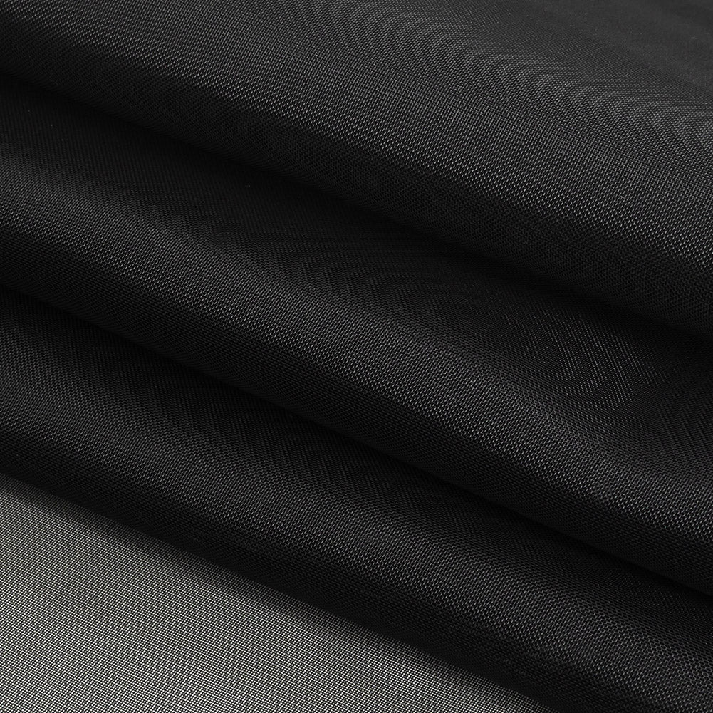 Polyester Voile Double Wide 118" - Black - Arcalod Collection