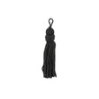 Black Cotton Tassel - 2.5"