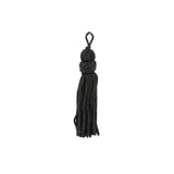 Black Cotton Tassel - 2.5"