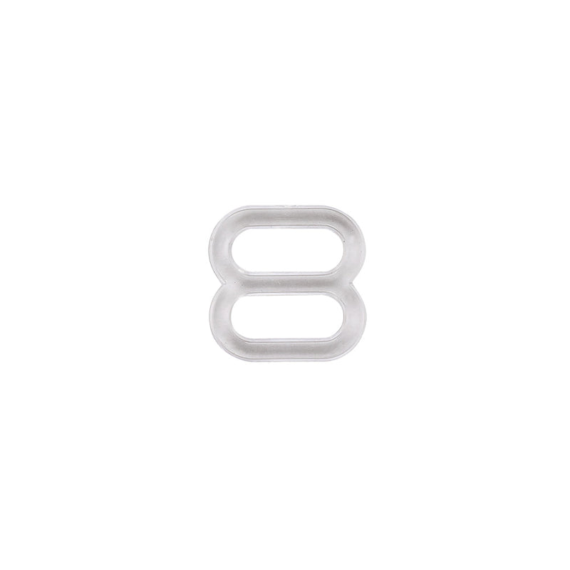 Clear Square Slider for 1/4" Strap - Set of 4