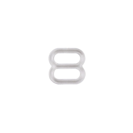 Clear Square Slider for 1/4" Strap - Set of 4