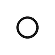 Jet Black Circular O-Ring for 7/16" Strap - Set of 4