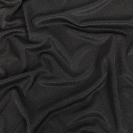 Sleek Stretch Ponte Knit - Black - Made in Italy