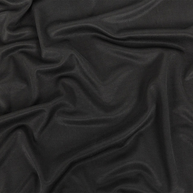 Sleek Stretch Ponte Knit - Black - Made in Italy