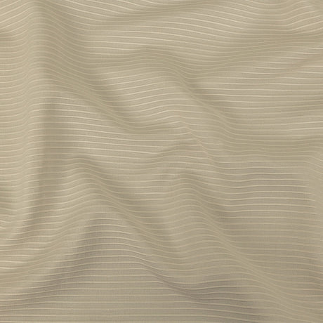 Beige Polyester Faille with Raised Ridges