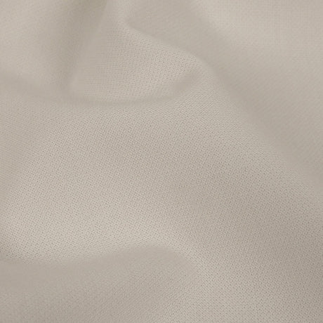 Italian Ivory Stretch Polyester and Viscose Woven