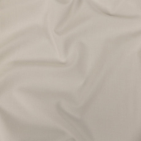Italian Ivory Stretch Polyester and Viscose Woven