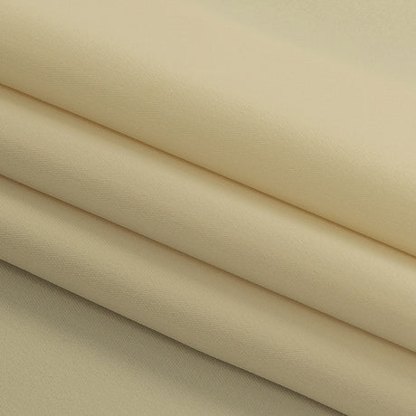 Cannoli Cream Smooth Stretch Polyester Twill