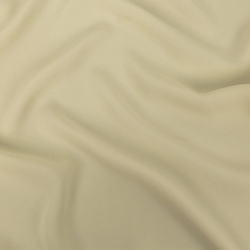 Cannoli Cream Smooth Stretch Polyester Twill