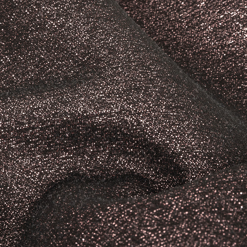 Italian Dusty Rose Metallic Cotton Suiting