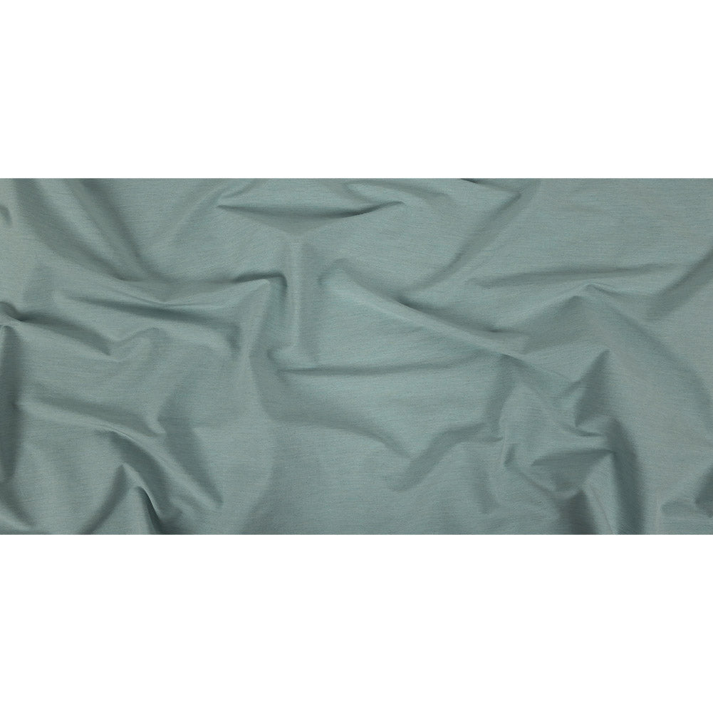 Italian Heathered Sky Blue Stretch Viscose Woven