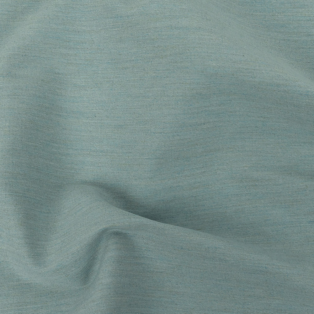 Italian Heathered Sky Blue Stretch Viscose Woven