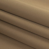 Italian Tan Stretch Creped Polyester Double Cloth