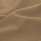 Italian Tan Stretch Creped Polyester Double Cloth
