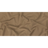 Italian Tan Stretch Creped Polyester Double Cloth