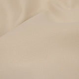 Pale Beige Mercerized Stretch Cotton Canvas