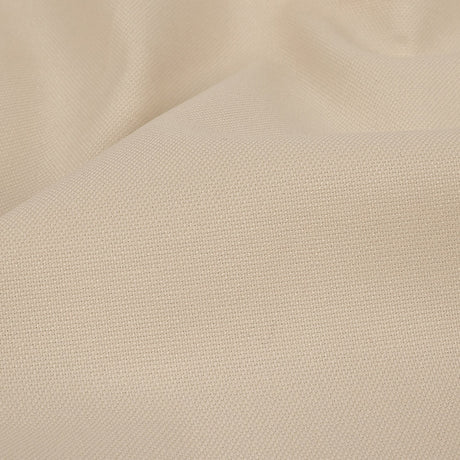 Pale Beige Mercerized Stretch Cotton Canvas
