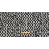 Metallic Black on Black Abstract Cheetah Spots Netting