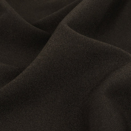Black Stretch Polyester Twill