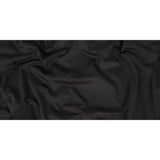 Black Stretch Cotton Twill