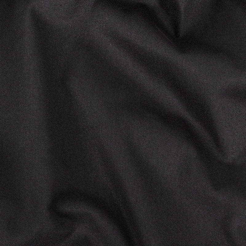Black Stretch Cotton Twill