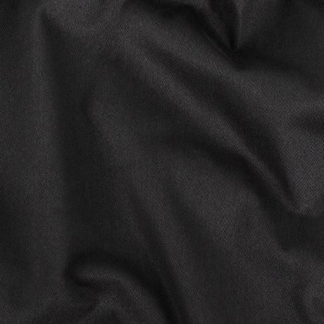Black Stretch Cotton Twill