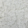 White Stretch Sequinned Floral Lace with Chevron Ribbon Detailing