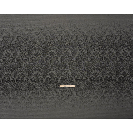 Italian Black and White Abstract Stretch Jacquard