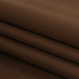Italian Warm Brown Stretch Cotton Woven with Cocoa Waxy Laminate