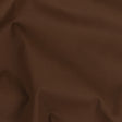 Italian Warm Brown Stretch Cotton Woven with Cocoa Waxy Laminate