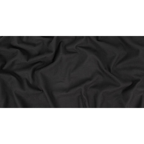 Theory Black Cotton Brushed Twill Lining