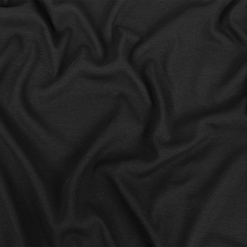 Theory Black Rayon Interlock Knit