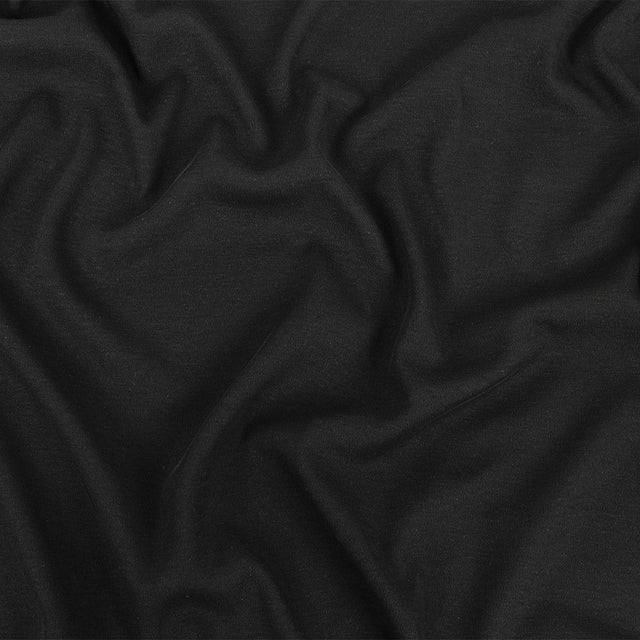 Theory Black Rayon Interlock Knit