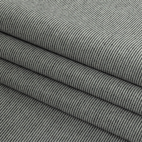 Theory Italian Black and Ecru Striped Double Knit