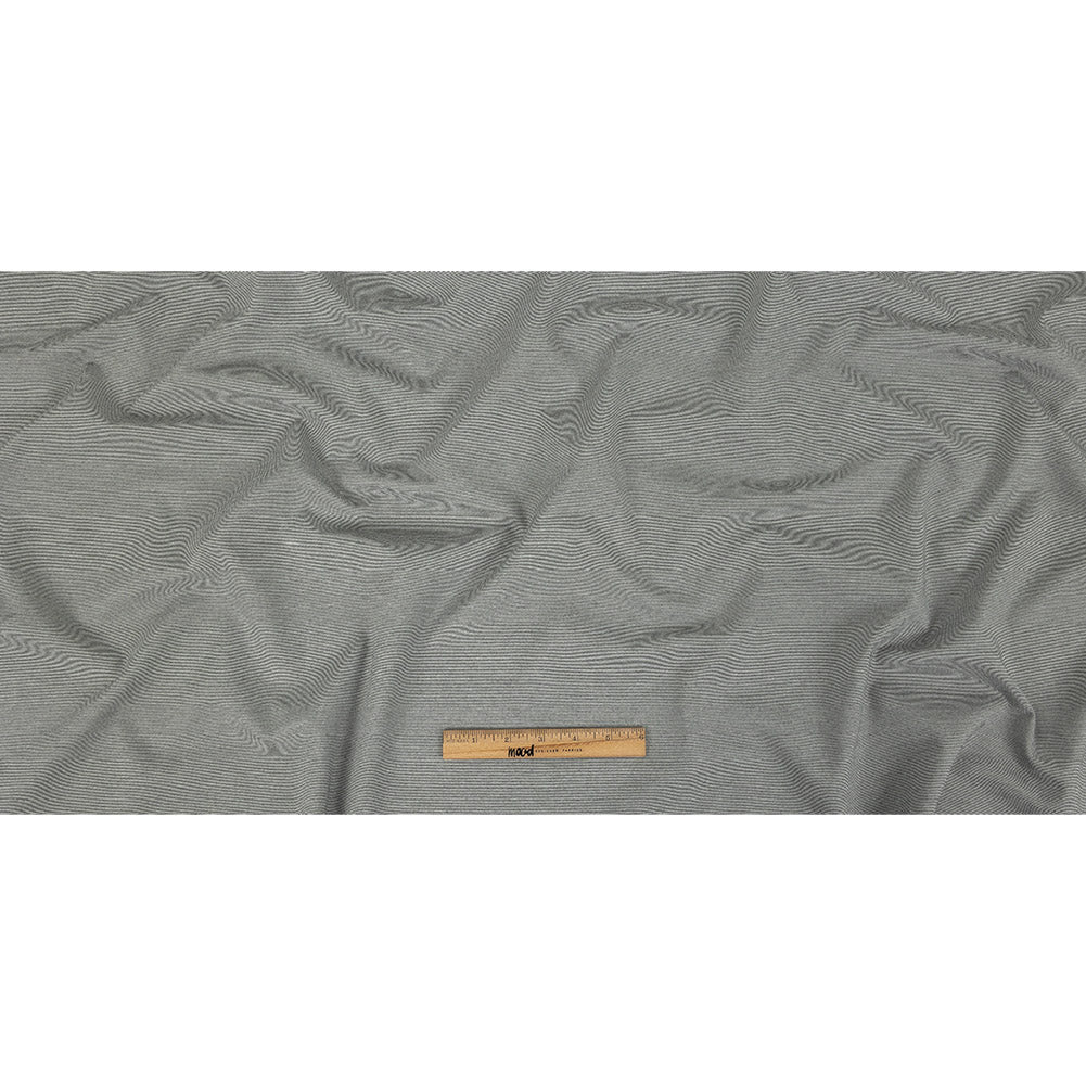 Theory Italian Black and Ecru Striped Double Knit
